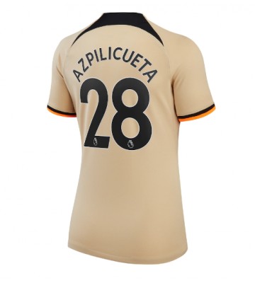 Chelsea Cesar Azpilicueta #28 Tredjedrakt Kvinner 2022-23 Kortermet